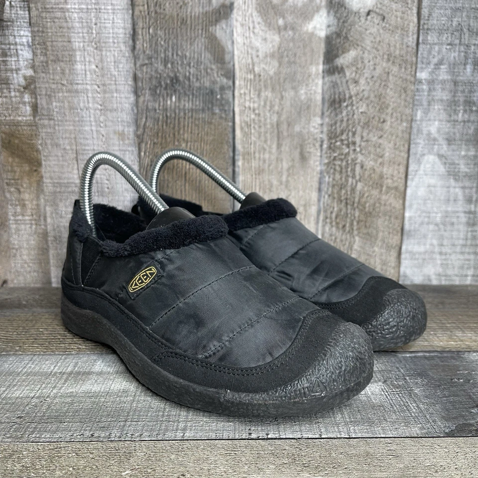 Big Kids Keen Howser II Black Nylon Waterproof Casual Comfort Trail Shoes Size 4 - Image 1 of 4