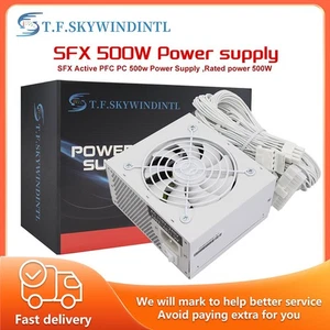 500W SFX Power Supply Full Modular, Active PFC, 90V-265V, Small Chassis - Afbeelding 1 van 22