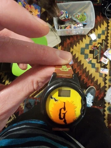 Vintage 90’s Nelsonic GOOSEBUMPS Scarecrow LCD Watch Glow in the Dark Cover