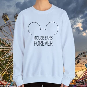 Disney Unisex Crewneck Sweatshirt,Mickey Mouse Design, Gift for Disney Lovers - Picture 1 of 21