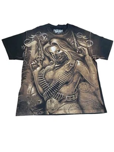 Dyse One T-Shirt Men's Size XL Black Graffiti Graphic Print Crew Neck Streetwear - Picture 1 of 8