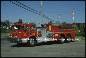 Langley Twp BC Canada 1978 Kenworth Hub pumper tanker Fire Apparatus Slide - Picture 1 of 1