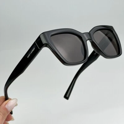 Gafas de sol Saint Laurent para hombre negras ojo de gato SL641 001 NUEVAS Foto 1 de 4