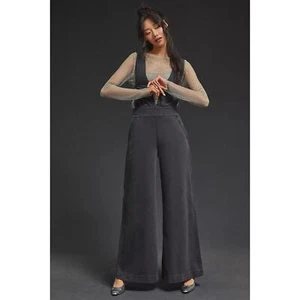 Nuevo Mono Anthropologie Pilcro Puddle $178 TALLA 25 Negro - Imagen 1 de 4