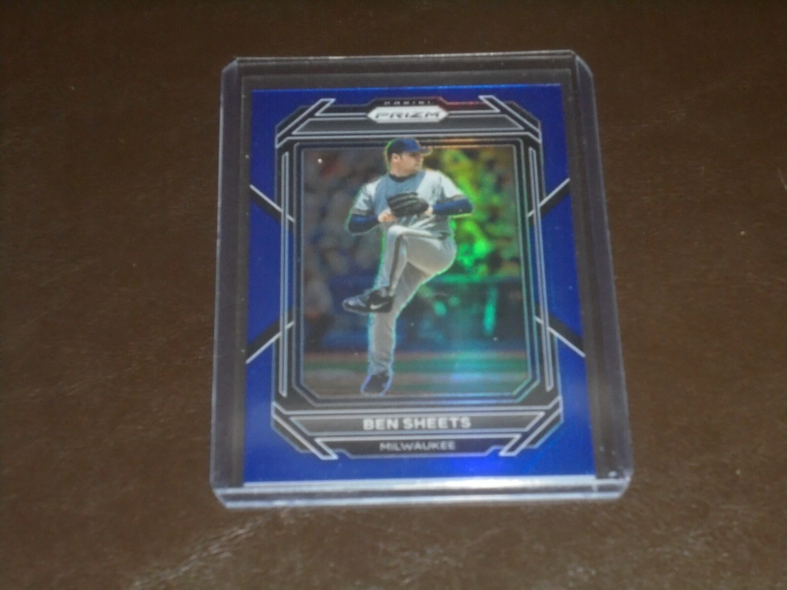 2023 Prizm Blue Prizm #241 Ben Sheets #'d 102/149 Brewers