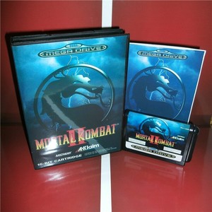 Mortal Kombat 2 EU Cover with Box and Manual Sega Mega drive for Genesis EUR/JAP