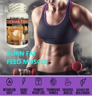 3x Fat Burner Diet Pills Fat Loss Muscle Growth Abs Burn Fat Feed Muscle Aid #1 - Image 1 of 4