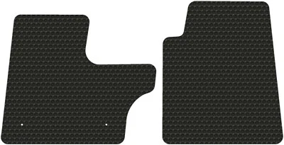 2PC Black Rubber Floor Mats Fits Kenworth 300/600/800 W900 C500 2008 & UP&PRE 04 - Image 1 of 4