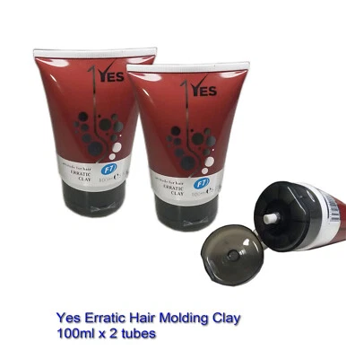 Yes Hair Erratic styling Molding Clay mud 100ml x2 tubes - Image 1 of 3