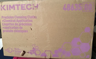 Panos de limpeza de precisão Kimtech 48635 ~ Aplicação química NOVO - Imagem 1 de 4