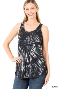 Zenana Krawatte Farbstoff Tank Top S M L XL - Bild 1 von 2