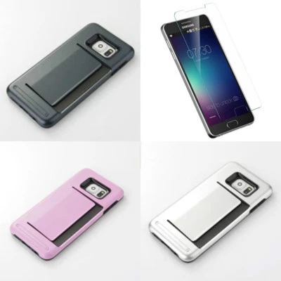 CLIP Case Samsung Galaxy S8 Plus Credit Card Wallet + Glass - Image 1 of 2