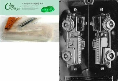 Cybrtrayd 3D Fire Truck Chocolate Candy Mold with Packaging - Bundle of 50 - NIP - Image 1 of 4