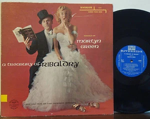 MARTYN GREEN Reads a Treasury of Ribaldry SCARCE 1957 DG BLUE RIVERSIDE MONO LP - Picture 1 of 4