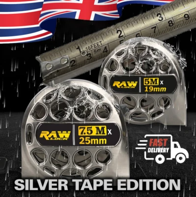 TAPEMEASURE UK STANDARD PREMIUM Maßband wasserdicht vernickelt 5m & 7,5m - CM & ZOLL