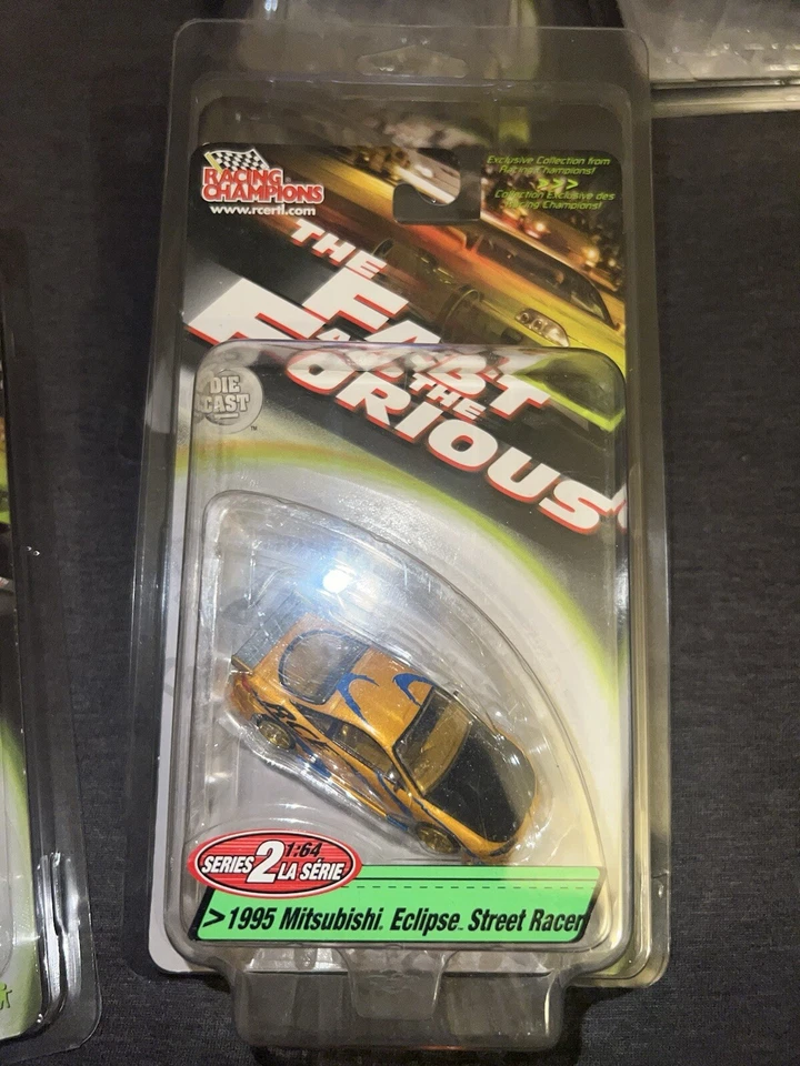 De colección VHTF Racing Champions 1995 Mitsubishi Eclipse Serie 2 Rápido y Furioso Foto 1 de 1