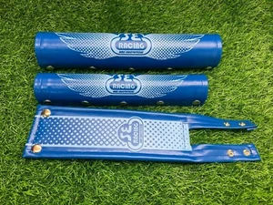 Old School BMX SE Racing PK Pad Re Made frame handlebar stem blue - Picture 1 of 3