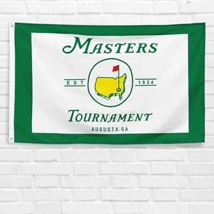 For Masters Augusta 3x5 ft Banner Georgia National Golf Club Tournament Flag - Picture 1 of 12