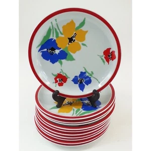 11 platos de ensalada florales de anémona de colección Hearthstone Block Vista Alegra Portugal - Imagen 1 de 16