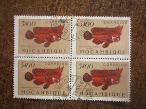 1951 MOSAMBIK FISCHE BLOCK - Bild 1 von 1