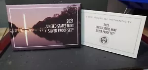 2021 S United States Silver Proof Set - Picture 1 of 3