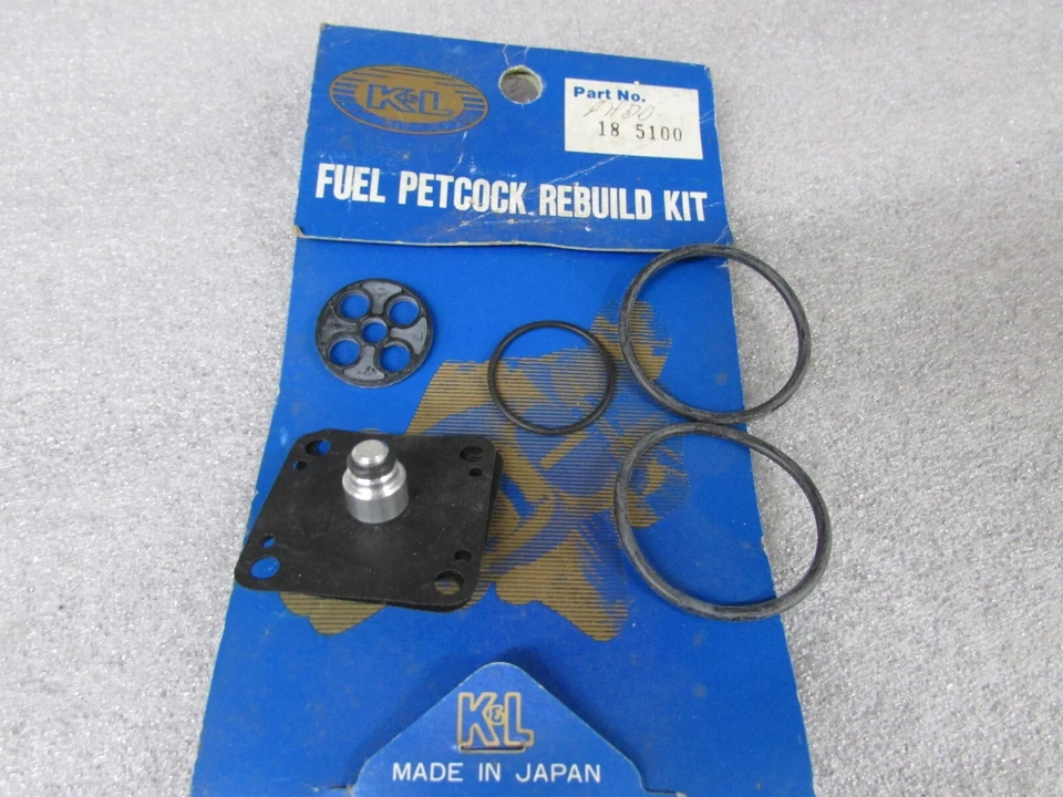 NOS YAMAHA XS1100S XS1100L XJ1100 MAXIM K&L FUEL PETCOCK REBUILD KIT 18-5100 - Image 1 of 1