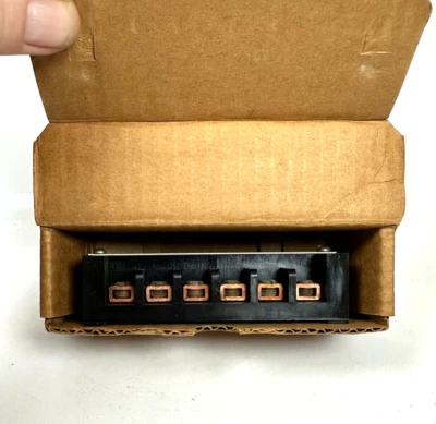 Square D 78071 6 CKT Terminal Block Wire #10 600V Class 9080 Type R-6 - NEW - Image 1 of 4