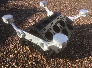 Bentley W12 Engine Block Table - Unique... The Ultimate Mancave Table! - Picture 1 of 5