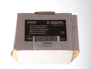 AKG D3800 WL Kondensator Mikrofon Kapsel für WMS Funkmikrofon , gebraucht in OVP - Bild 1 von 3