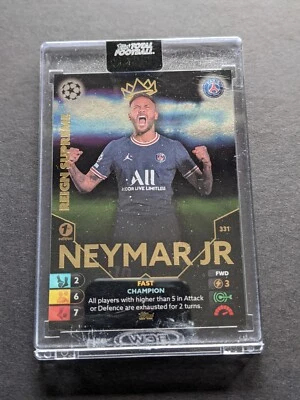 Topps Total Football Reign Supreme Neymar Jr 1st Edition /100 PSG - Image 1 of 2
