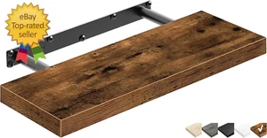 Floating Shelf for Wall Bathroom Shelves Bedroom Kitchen Living Room Farmhouse S - Picture 1 of 12