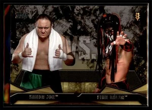2016 Topps Then Now Forever WWE NXT Rivalries #2 Finn Balor vs Samoa Joe - Picture 1 of 2