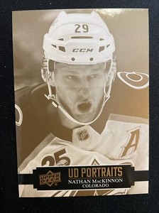 21-22 UD Series 1 Hockey UD Portraits P-27 Nathan MacKinnon