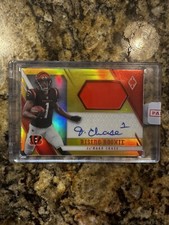 2021 Phoenix Rising Rookie Jamarr Chase Helmet /25 VERY RARE! On Card Auto! 🐅🔥