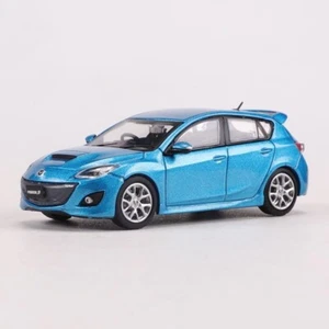 ED GCD 1:64 Blue MPS Mazda 3 Hatchback Sports Model Diecast Collect Car - Picture 1 of 7