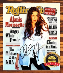 Alanis Morissette - Autographed Signed 8 x10 Photo (Rolling Stone Cover) Reprint - Picture 1 of 4