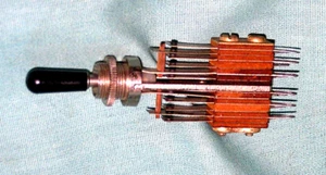 Switchcraft Spring Return Lever Switch 4PDT - Picture 1 of 5