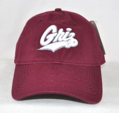 *UNIVERSITY OF MONTANA GRIZZ* Boné chapéu bola de futebol Grizzlies *OURAY 51001* - Imagem 1 de 3