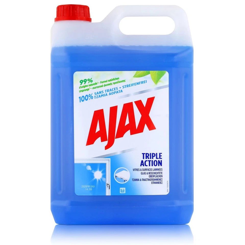 Ajax Glasreiniger 5L - Für Glas & beschichtete Oberflächen (1er Pack) - Bild 1 von 1