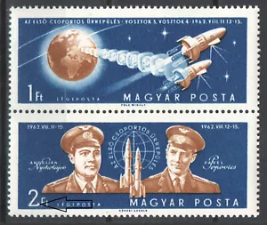 Hungary 1962. Space set ERROR: Line on "2" see scan MNH (**) Mi.: 1864 - Picture 1 of 1