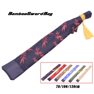 Japanese Samurai Sword Katana Bag Carrying Case Bamboo Martial Arts Sword Bag - Picture 1 of 18