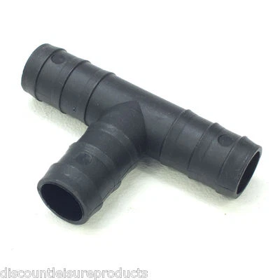 DISCOUNT LEISURE Maglietta tubo tubo a T pezzo 19 mm 0,75 pollici raccordo stagno