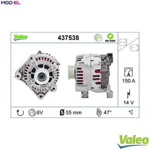 ALTERNATOR 437538 FOR ALPINA BMW 1/E87/E9/E6 M47/N47DD20M4720/N4720D 2.0L 4cyl - Picture 1 of 14