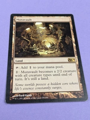MTG Magic: Magic 2014: Mutavault #228/249 Rare - MP - Image 1 of 2