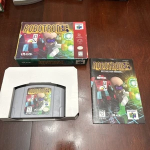Nintendo 64 (N64) Robotron64 cartridge complete with box and manual - Picture 1 of 13