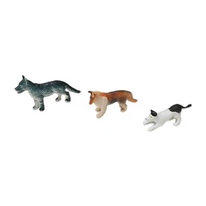3 Mini Toy Dog Figurines 2" - Picture 1 of 1