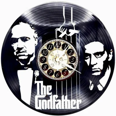 THE GOD FATHER - vinyl record clock - FREE SHIPPING! - Image 1 of 2