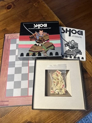 Vintage 1987 SHOGI Board Game - Japanese Chess STRATEGY The Games Gang -Complete - Image 1 of 4