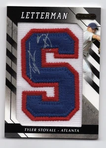 2008 Razor Letterman Autograph Patch (S) Tyler Stovall #d 17/20 - Atlanta Braves - Picture 1 of 1