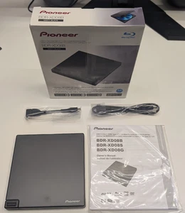 Lecteur externe USB-C Pioneer BDR-XD08B Blu-ray/DVD/CD - Couvercle cassé - Photo 1/4